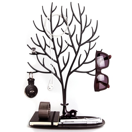 Держатель для украшений Deer большое черное дерево детальная картинка 
