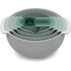 Набор мисок с мерными чашами Nest 9 Plus зеленый, 9шт - 40112 Joseph Joseph детальная картинка 
