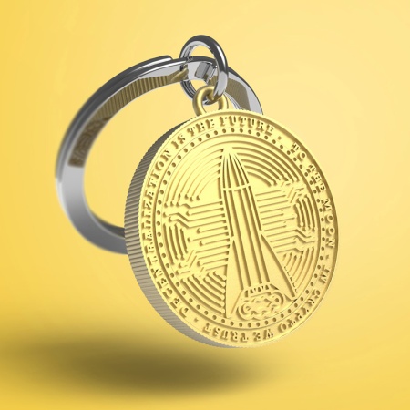 Брелок для ключей "Биткоин" детальная картинка 