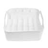 Сушилка для посуды Tub 36x34см белая детальная картинка 