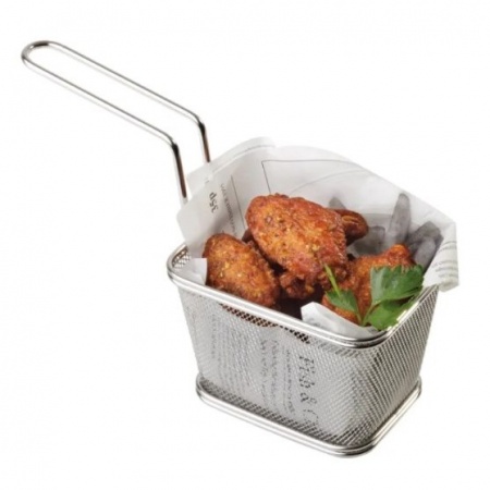 Корзинка для фритюра и сервировки 10x8.5x(h)6.5см детальная картинка 