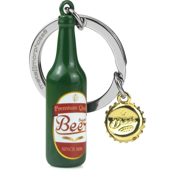 Брелок для ключей "Бутылка пива" детальная картинка 
