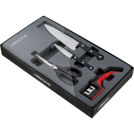 Набор из двух ножей UNIVERSAL с ножницами и точилкой детальная картинка 