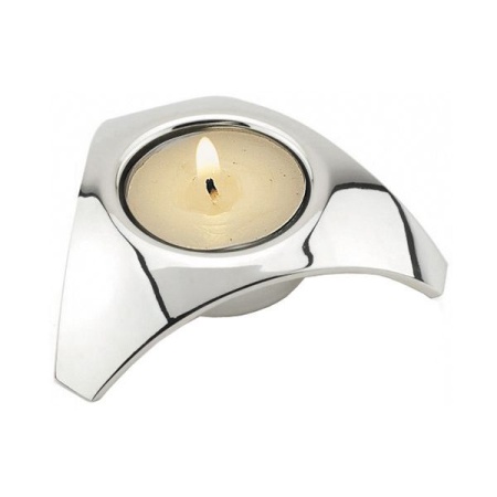 Подсвечник для чайной свечи треугольный 9x8см детальная картинка 