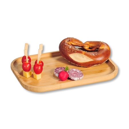 Доска сервировочная 30.5x20x2см бамбук детальная картинка 