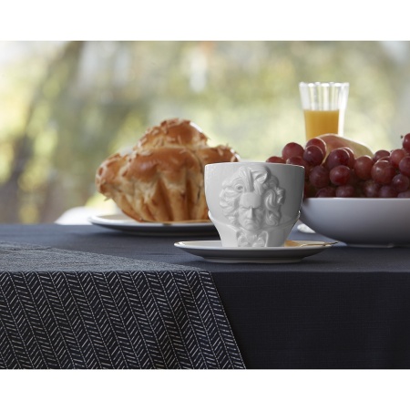 Чайная пара 260мл Talent Ludwig van Beethoven белая детальная картинка 