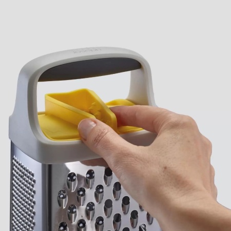 Терка с контейнером Multi-Grip желтая - 20225 Joseph Joseph детальная картинка 