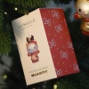 Новогоднее украшение из стекла Vondels 'Hello Kitty-олень' 10см детальная картинка 