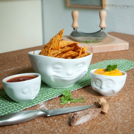 Чаша 500мл Tassen Grinning белая детальная картинка 