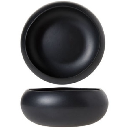 Салатник Ø16x(h)6.5см RAINBOW чёрный детальная картинка 