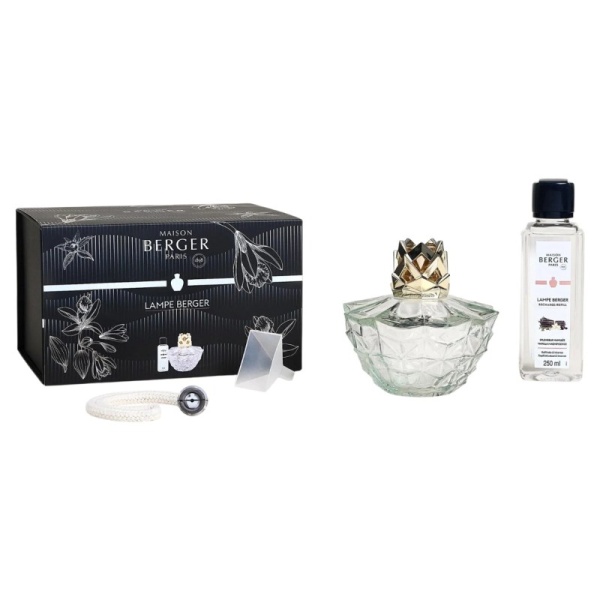 Фото Подарочный набор «Кали» прозрачная лампа Берже с ароматом «Ванильное великолепие» (Vanilla Magnificence) 250мл