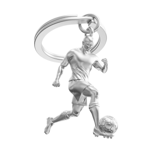 Фото Брелок для ключей "Футболист с мячом"