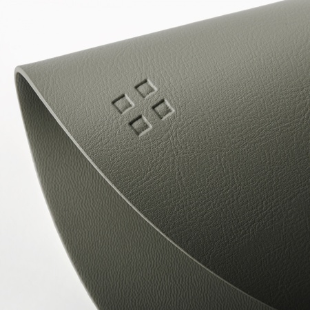 Плейсмат круглый ø38см PVC антрацит детальная картинка 