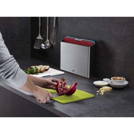 Набор разделочных досок 34x24см Folio Steel разноцветных, 4шт  - 60213 Joseph Joseph детальная картинка 