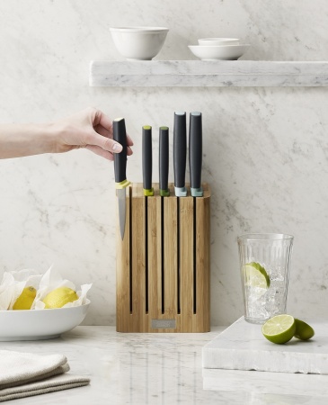 Набор ножей Elevate Knives Bamboo в подставке из бамбука - 10300 Joseph Joseph детальная картинка 