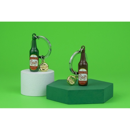 Брелок для ключей "Бутылка пива" детальная картинка 