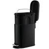 Ведро мусорное с педалью 5л графит детальная картинка 