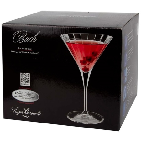 Набор бокалов для мартини 260мл BACH Martini, 4шт детальная картинка 