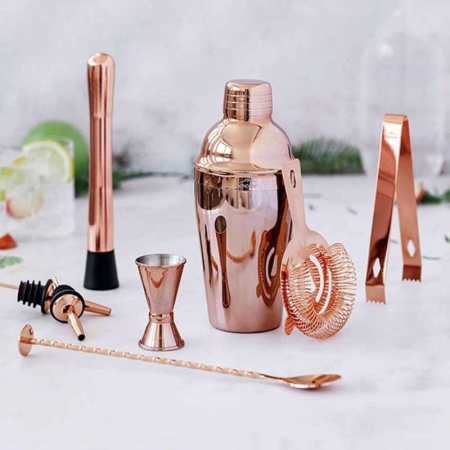 Набор барных принадлежностей INOX COBRE из 8 предметов детальная картинка 