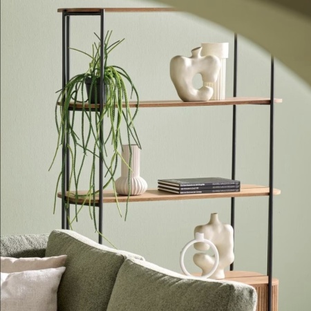 Ваза для цветов Irregular 19x8.8x29.5см слоновая кость детальная картинка 