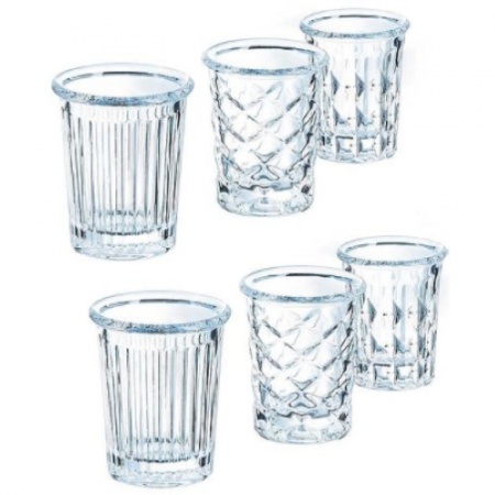 Комплект стопок "Шот" 34мл New York 6 штук MIX - 3 вида по 2шт детальная картинка 