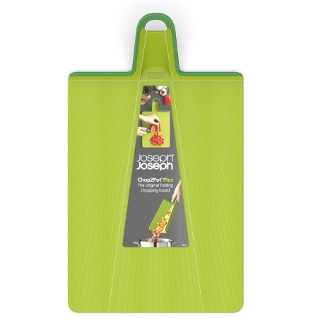 Разделочная доска-трансформер 34x26см Chop2Pot Plus Large зеленая - 60204 Joseph Joseph детальная картинка 