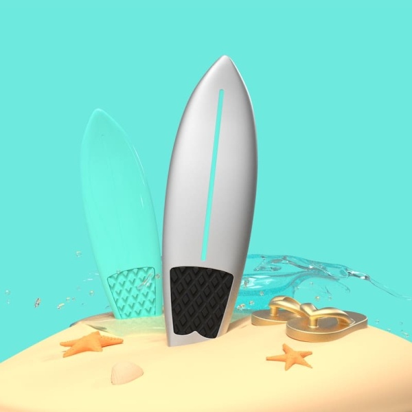 Фото Брелок для ключей "Доска для серфинга"