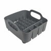 Сушилка для посуды Tub 36x34см темно-серая детальная картинка 