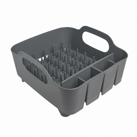 Сушилка для посуды Tub 36x34см темно-серая детальная картинка 