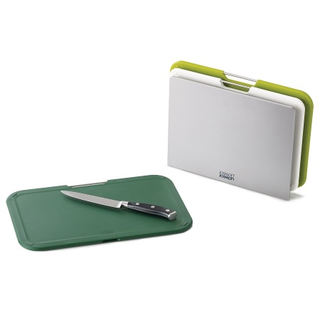 Набор из 3 разделочных досок 30x20см Nest Regular зеленый - 60163 Joseph Joseph детальная картинка 