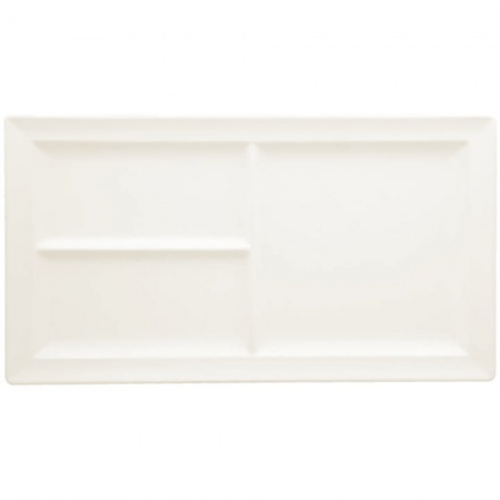 Прямоугольная подставка 3 углубления - CLASSIC GOURMET - 38.8x21.3см - h2.3см детальная картинка 