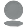 Тарелка плоская Ø27cм RIBBY графит детальная картинка 