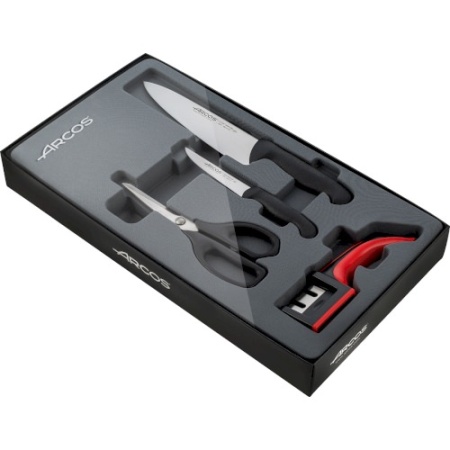 Набор из двух ножей с ножницами и точилкой, серия 2900 детальная картинка 