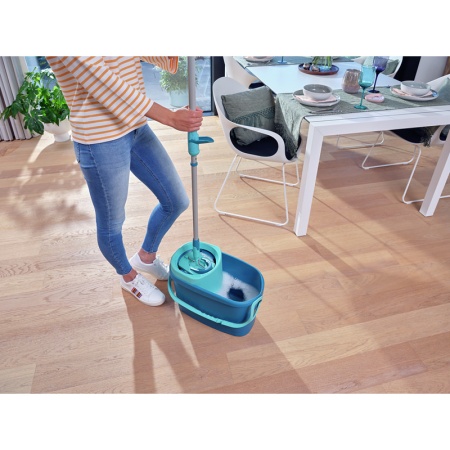 Комплект для уборки Clean Twist M Ergo ведро 6л с отжимом и швабра 33см детальная картинка 