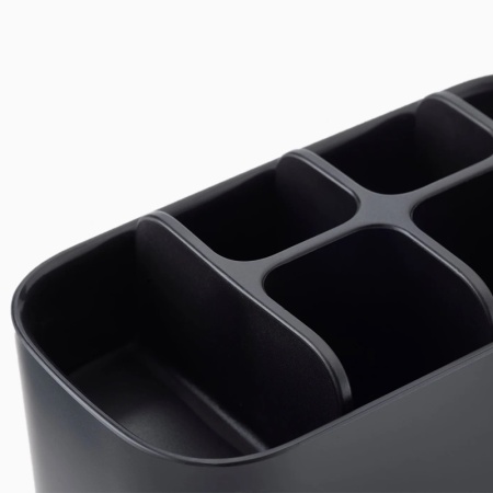 Органайзер для зубных щеток 17х9х13см EasyStore черный - 70599 Joseph Joseph детальная картинка 