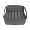 Сушилка для посуды Tub 36x34см темно-серая детальная картинка 