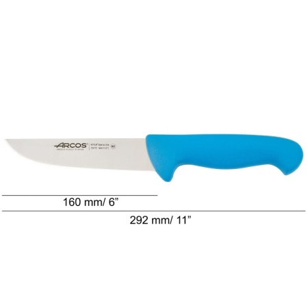 Нож разделочный 16см 2900 синий детальная картинка 