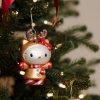 Новогоднее украшение из стекла Vondels 'Hello Kitty-олень' 10см детальная картинка 