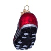 Новогоднее украшение из стекла Vondels "Футбольный кроссовок" 5см детальная картинка 