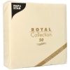 Салфетка 40x40см ROYAL Collection шампань, 50шт детальная картинка 