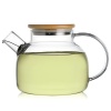 Чайник заварочный стеклянный 600мл Гранат с металлическим ситом детальная картинка 