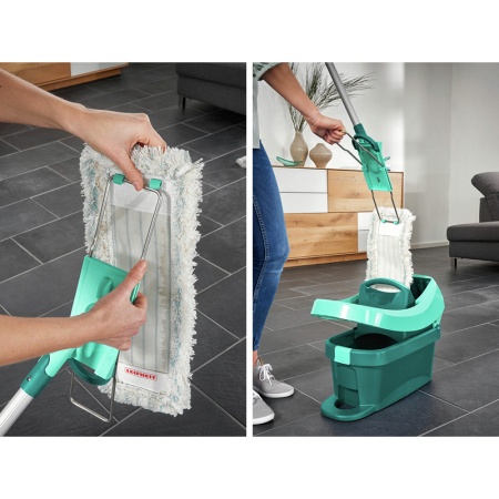 Швабра для пола Profi XL 42см micro duo с алюминиевой ручкой 140см +сменная насадка детальная картинка 