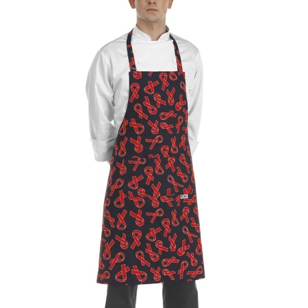 Фартук с нагрудником и карманом, колпак поварской - цвет friend - 65% полиэстер, 35% хлопок - 190г/м2 детальная картинка 