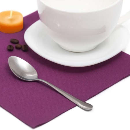 Салфетка 40х40см ROYAL Collection пурпурная, 50шт детальная картинка 