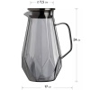 Кувшин 1700мл с метал.крышкой Консул грани/графит детальная картинка 