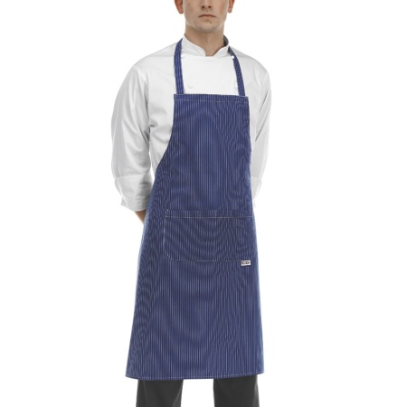 Фартук с нагрудником и карманом - цвет france - 65% полиэстер, 35% хлопок - 190г/м2 детальная картинка 