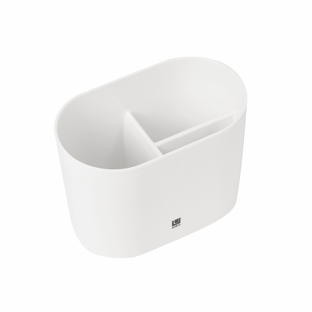 Стакан для зубных щеток Step белый 13x8x10см детальная картинка 