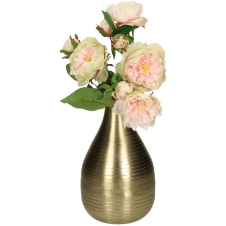 Ваза для цветов Aluminum Gold 12.7x12.7x19см детальная картинка 