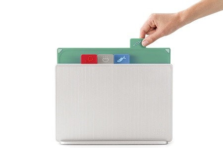 Набор разделочных досок 30x20см Index Regular серебристый, 4шт - 60150 Joseph Joseph детальная картинка 