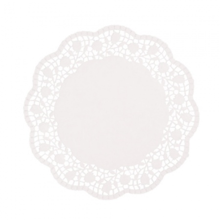 Салфетки кружевные Ø25см, 100шт детальная картинка 